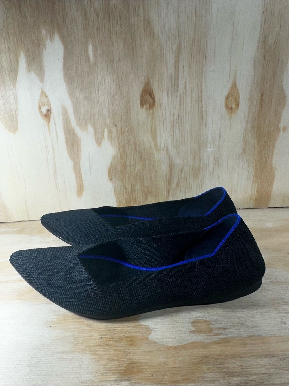 Rothy’s The Point Black Flats Women’s Size 7.5